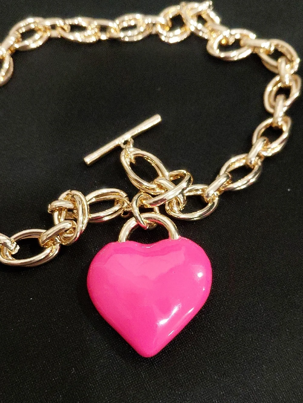 CAMILA COELHO HEART  CHAIN NECKLACE - Picture 5 of 6